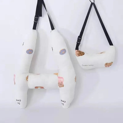 Coussin de soutien du cou pour enfant à motif animal mignon
