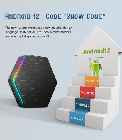 T95Z Plus Android 12 Smart TV Box - Allwinner H618 Quad Core