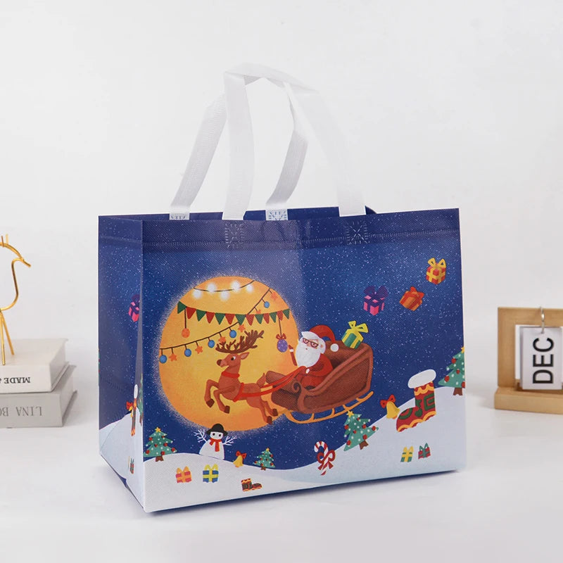 Kraft Christmas Gift Bags for Festive Packaging