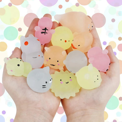 Kawaii Squishiest Tiere, die im Dunkeln leuchten - 12/36 Partygeschenke