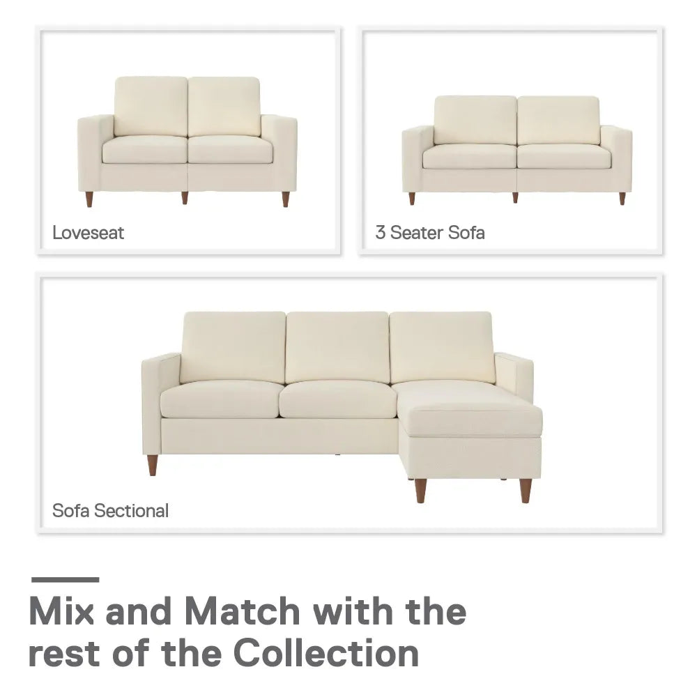 Reversible Sectional Sofa with Pocket