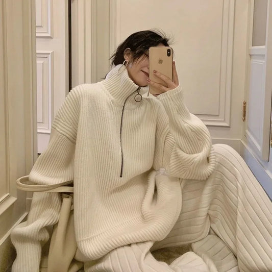 Cozy Elegance Autumn/Winter Sweater Set