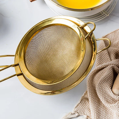 Golden Stainless Steel Mesh Oil Strainer