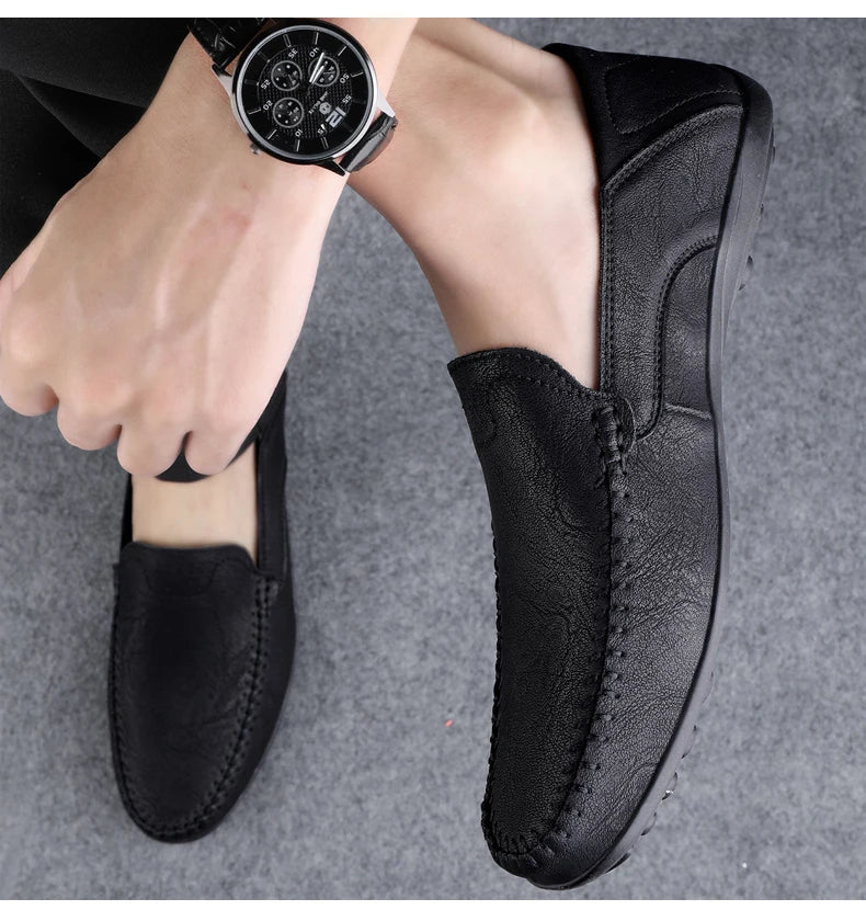 Men Handmade  Breathable Loafers