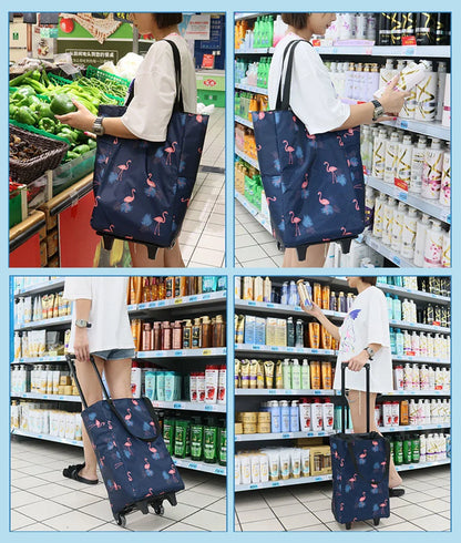 Foldable Vegetable Market Shopping Bag For Groceries