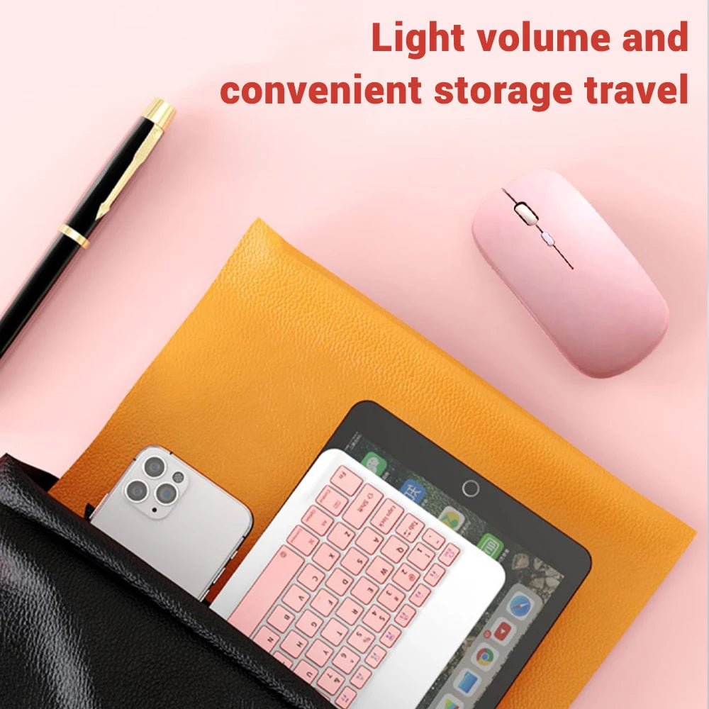 Portable Bluetooth Keyboard & Mouse for iPad