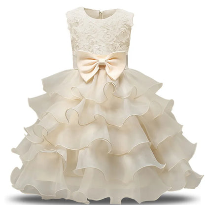 Sleeveless Princes Dress for Baby Girls