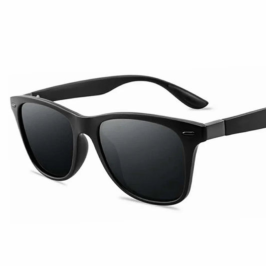 Unisex Retro Square UV400 Polarized Sunglasses