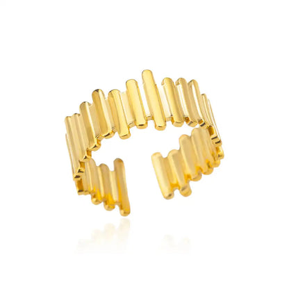 Glatte Doppelkugel-Damenringe aus Edelstahl