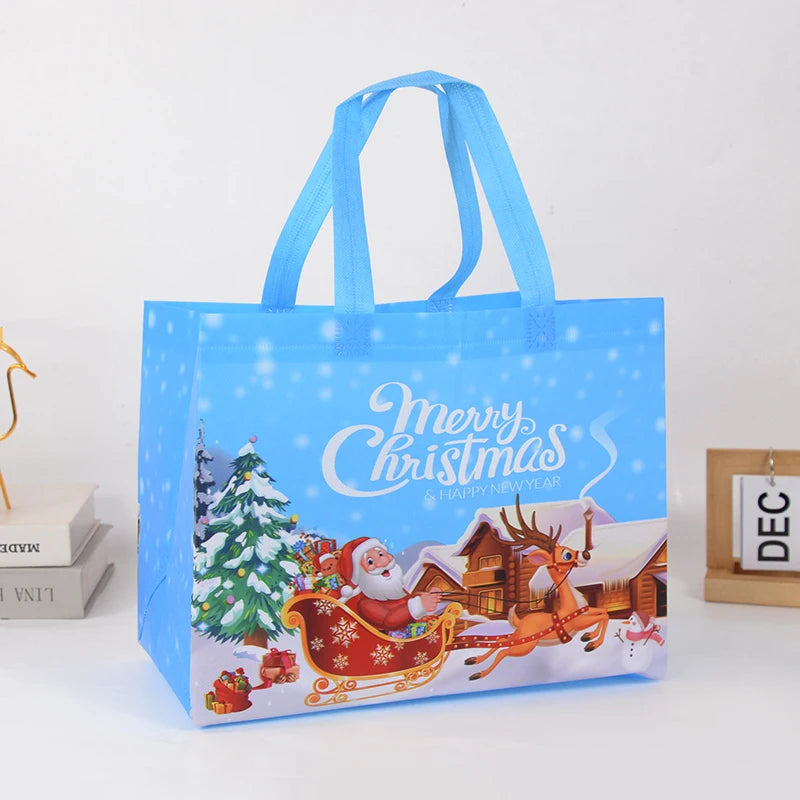 Kraft Christmas Gift Bags for Festive Packaging