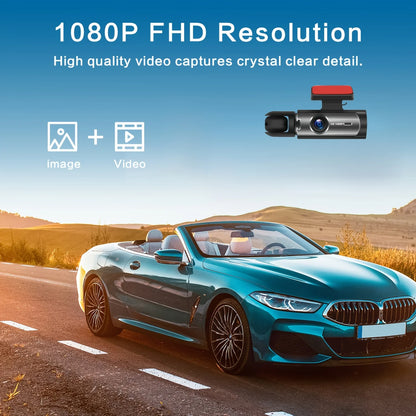 1080P WiFi Dual Dash Cam mit Rückfahrkamera und Videorecorder