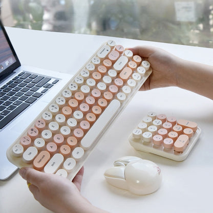 Ensemble clavier et souris sans fil rose