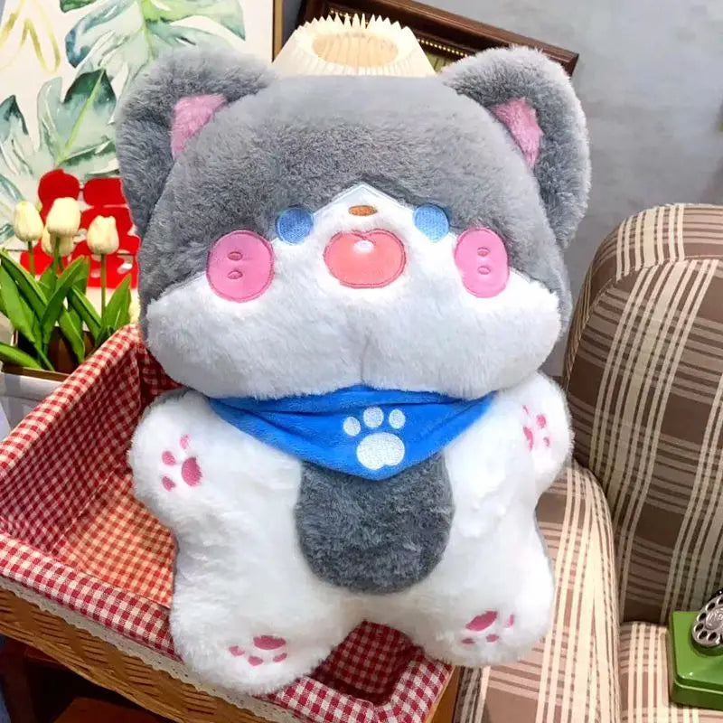 3 Colors Cartoon Cat Plush Toys  for Baby