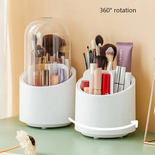 360° Rotating Makeup Brush Holder