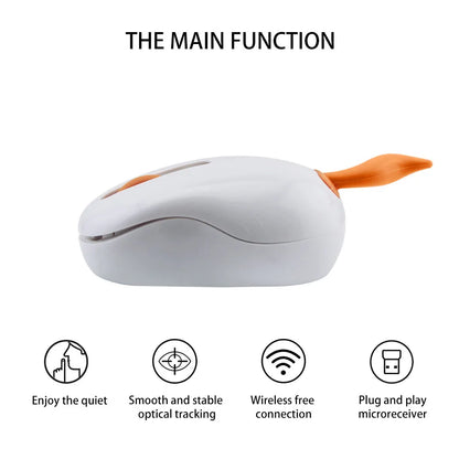 Adorable 3D Cartoon Wireless Mouse