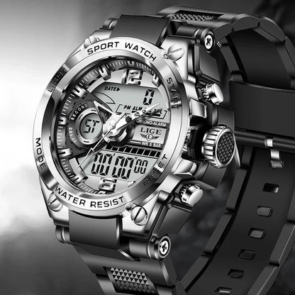 Military Digital Sport Watch - 50m Waterproof