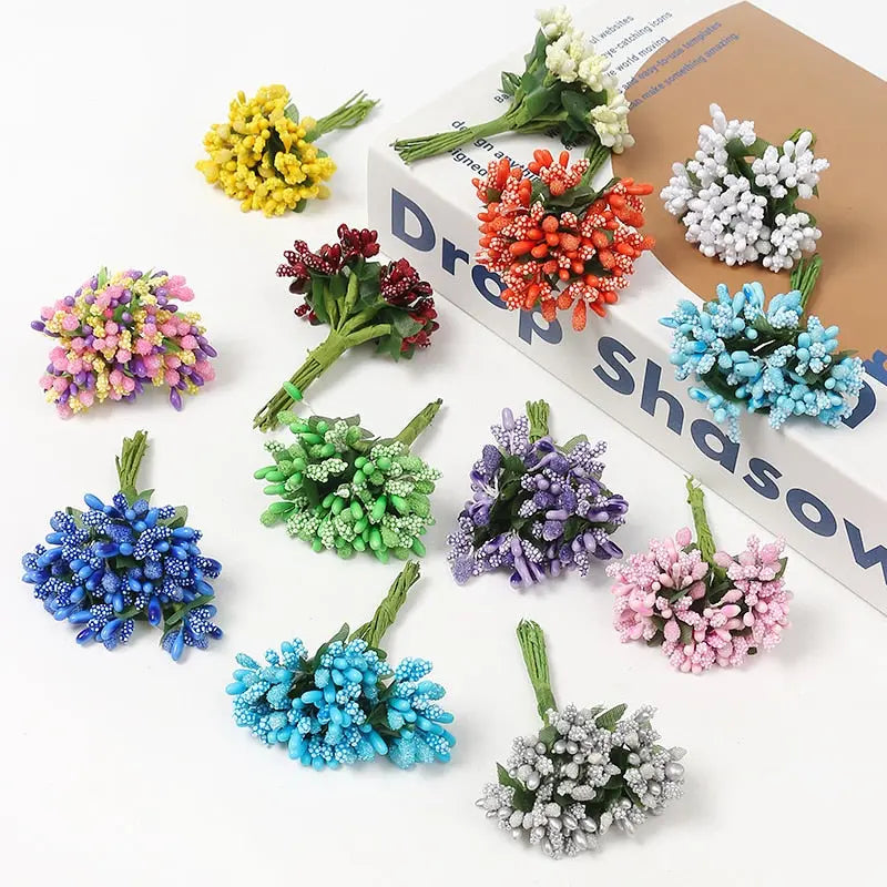 Mini Fake Flowers for Home Decor