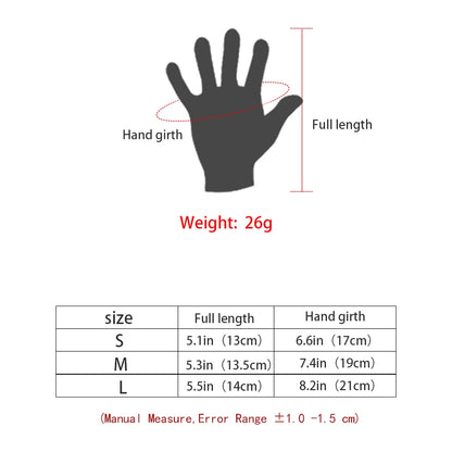 Ice Silk Half-Finger Gloves - Breathable Anti-Slip Cycling & Gym Gear