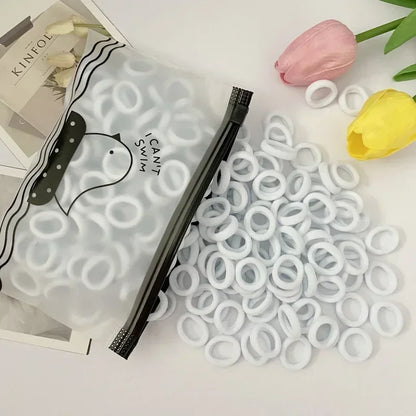 20/50 Stück elastische Haarbänder für Kinder – buntes Haargummi. 