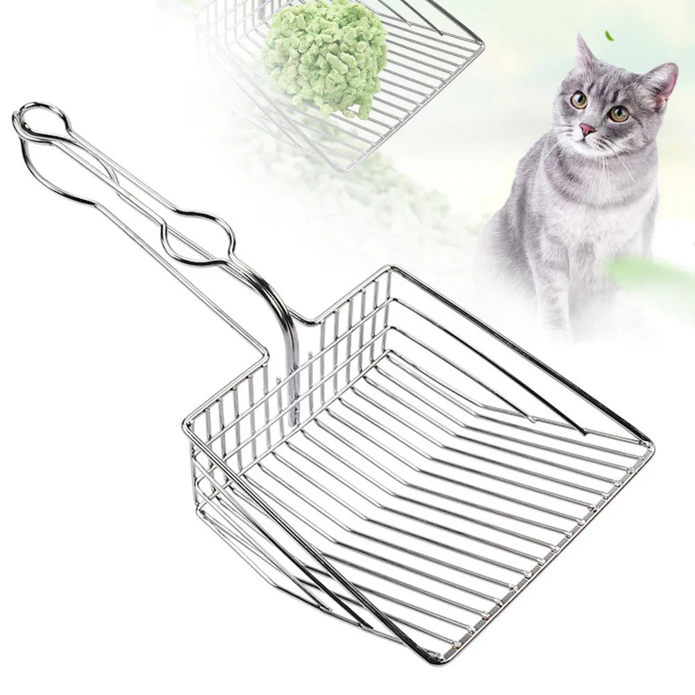 Metal Cat Litter Scoop - Pet Cleanup Tool