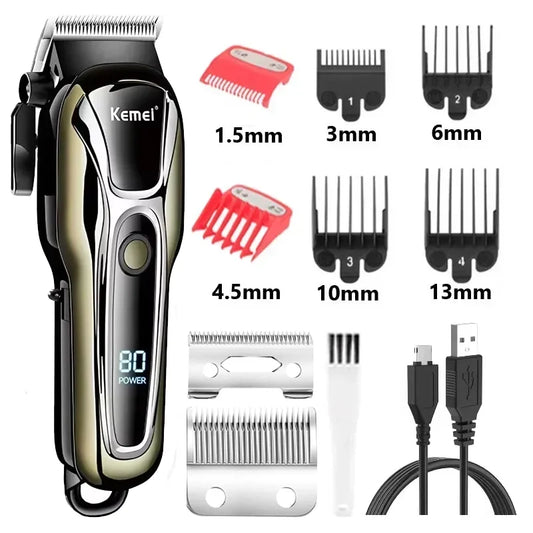 Men's Wireless Electric Hair Trimmer Clipper