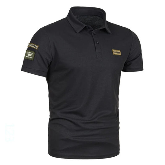 Einfarbige Freizeit-Poloshirts für Herren 5XL - Kurzarm-Streetwear