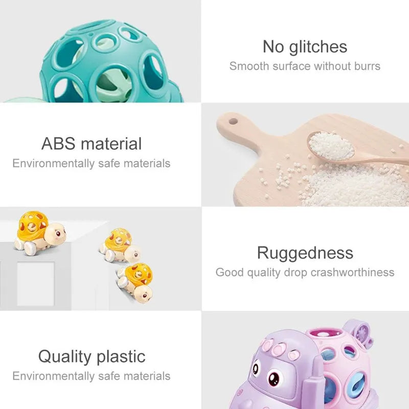 Ensemble de jouets de voiture de course Montessori