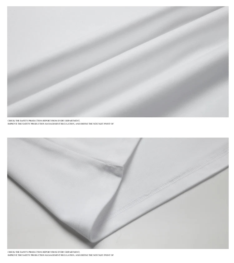 Men's Oversized Short Seleve Y2K Casual Cotton Tees