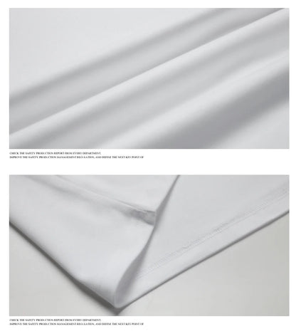 Men's Oversized Short Seleve Y2K Casual Cotton Tees