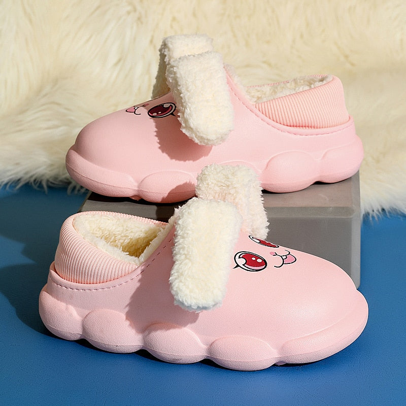 Cozy Cartoon Rabbit Slippers for Kids