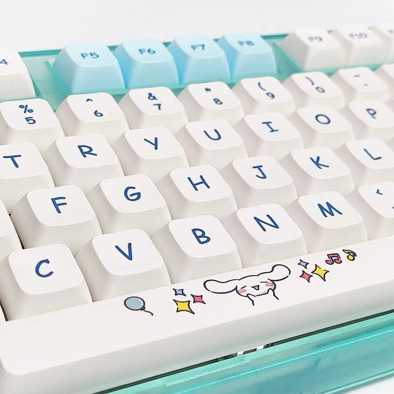 Cute Dog PBT Keycaps - 130-Set