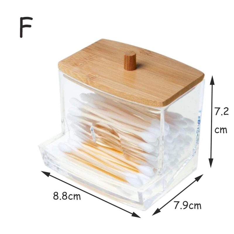 Boîtes de rangement en plastique avec couvercles maquillage