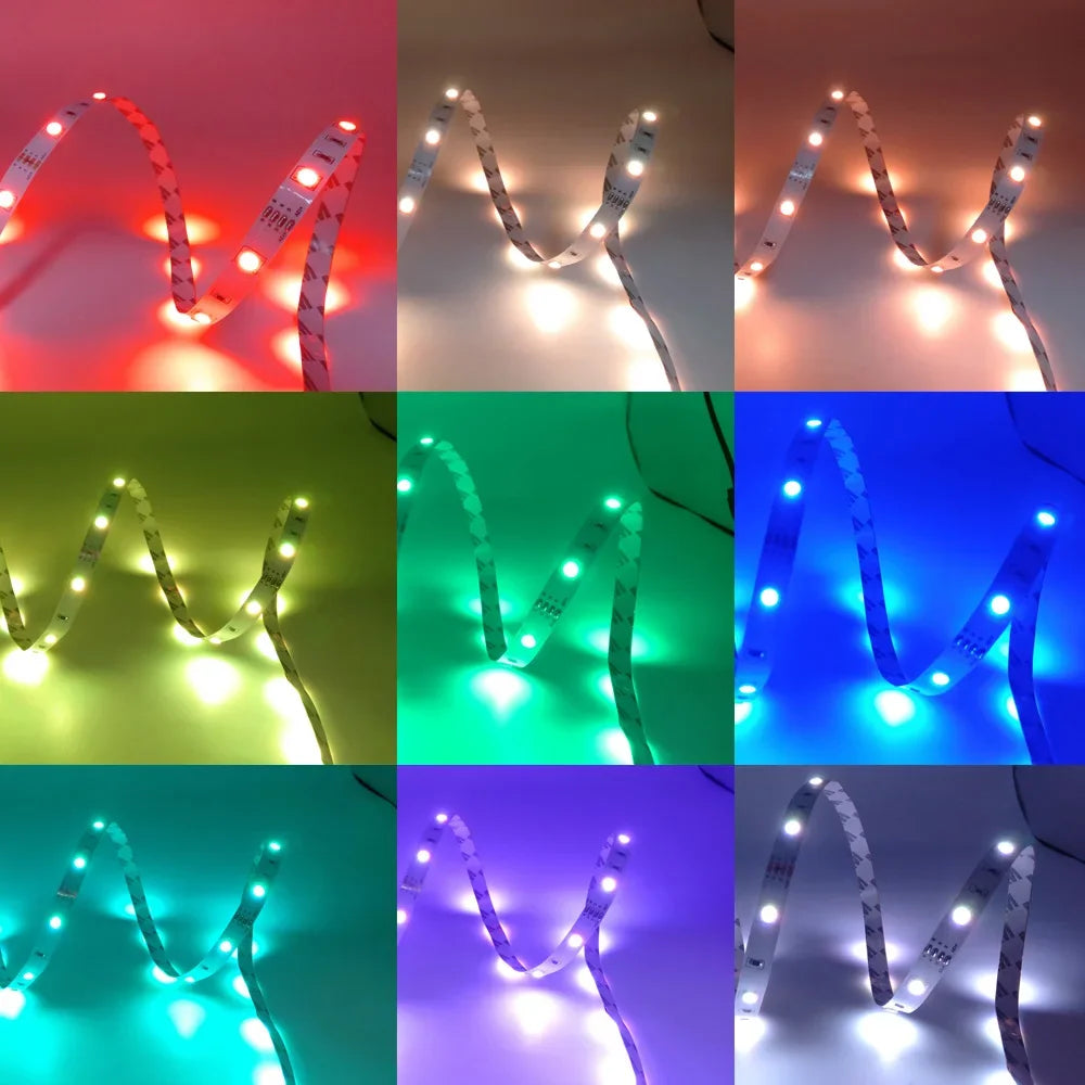 RGB 5050 LED-Lichtstreifen mit Bluetooth – WiFi-Fernbedienung