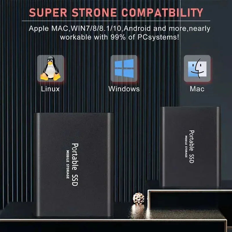Portable SSD 1TB  High-Speed External Storage Hard drive