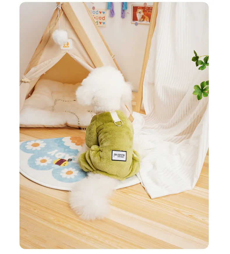 Luxuriöses Haustier-Pyjama und super saugfähiges Handtuch-Set