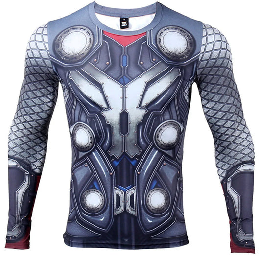 Men's 3D Hip Hop O-Neck Oversized Tee