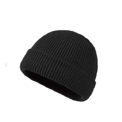 Knitted Wool Beanie - Simple & Trendy Warm Hat