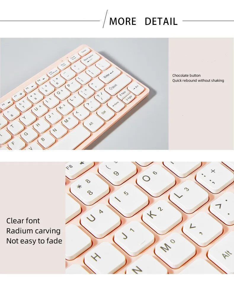 Ultra-Slim Bluetooth Keyboard & Mouse Combo