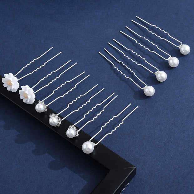 Pearl Wedding Hairpins - Elegant Bridal Accessories