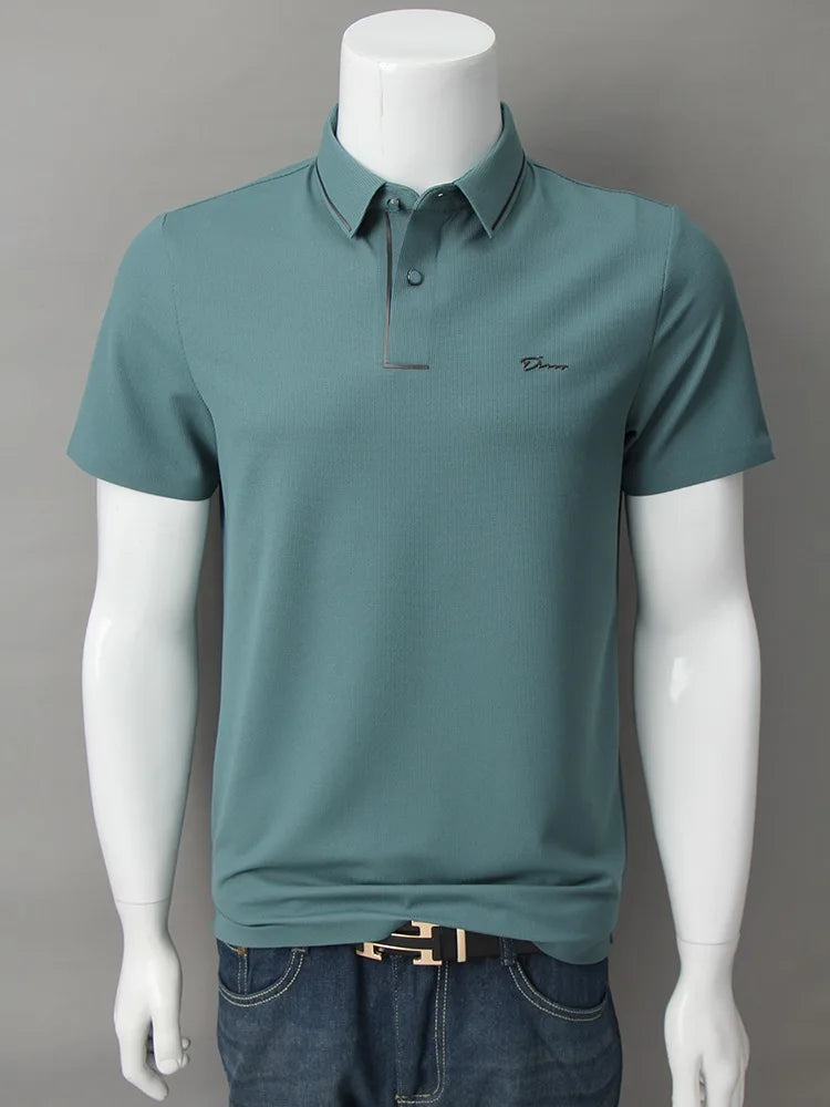 Poloshirt mit Revers für Herren mit Advanced Diamond Print