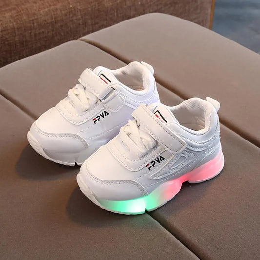 Kids Luminous Breathable LED Shoes