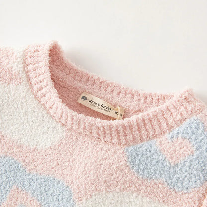 Cozy Knitted Vest Sweater  for Girls
