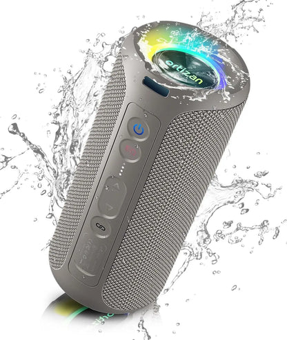 40W Bluetooth Speaker Enhanced Bass – Portable Wireless Outdoor 30Hrs Playtime IP7 Waterproof Bluetooth 5.3 Shower Speaker
