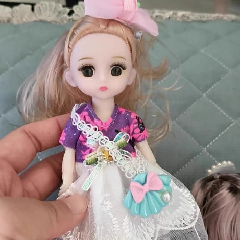 Ensemble de 5 poupées articulées BJD - 16 cm