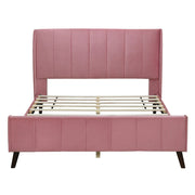 Pink Velvet Kids' Full Size Bed