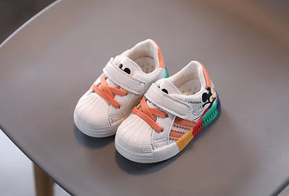 Chaussures décontractées blanches pour bébé garçon fille