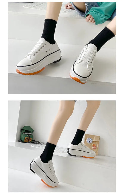 Women's Casual Platform Running Shoes with Thick Soles Sneakers