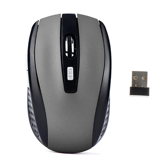 Wireless 2.4G Portable Optical Ergonomic Mice USB Adapter Mouse