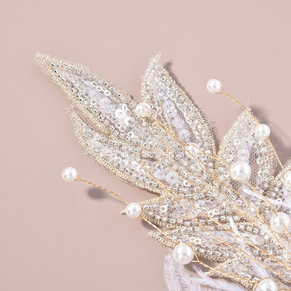 Crystal Pearl Bride Hairpin