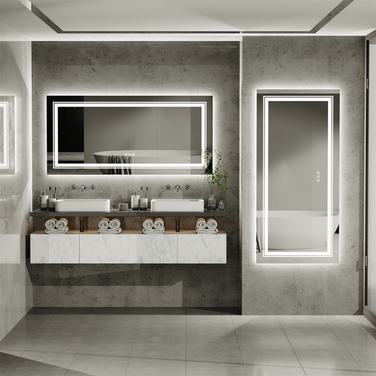 Miroir de salle de bain LED GlowPro XL
